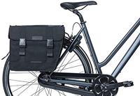 Basil kavan eco classic 46l dubbele fietstas zwart - thumbnail