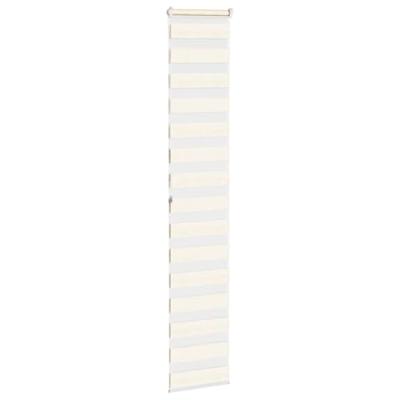 VidaXL Zebra rolgordijn 50x200 cm stofbreedte 45,9cm marmerbeige