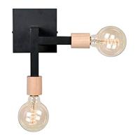 LABEL51 Wandlamp 'Loco', Metaal, kleur Zwart - thumbnail