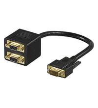 Wentronic SVGA adapter (SVGA-stekker naar 2x SVGA-aansluiting)