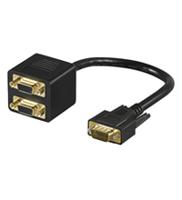 Wentronic SVGA adapter (SVGA-stekker naar 2x SVGA-aansluiting) - thumbnail