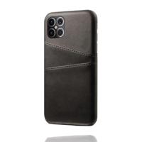 Casecentive Leren Wallet back case iPhone 12 Pro Max Black - thumbnail