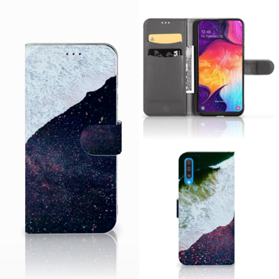 Samsung Galaxy A50 | Book Case | Sea in Space