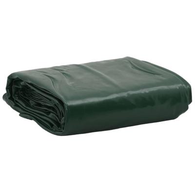 VidaXL Dekzeil 650 g/m² 5x6 m groen