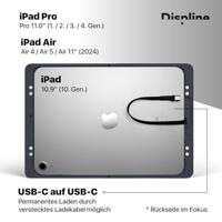 Displine Companion Wall 2.0 Tablet muurhouder Apple iPad 10.9 (10. Gen.), iPad Air 10.9 (4./5. Gen.), iPad Pro 11 (1./2./3./4. Gen.) 27,7 cm (10,9) - 27,9 cm - thumbnail