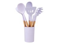 LIVARNO home 7-delige keukenhulpjesset (Lila) - thumbnail