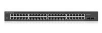 Zyxel GS1900-48HP Managed L2 Gigabit Ethernet (10/100/1000) Power over Ethernet (PoE) Zwart - thumbnail