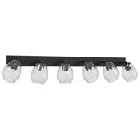 VidaXL Plafondspot zwart 110,5 x 13 x 26 cm glas en metaal - thumbnail