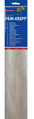 Folia crêpepapier zilver