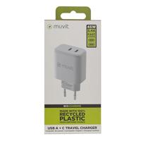 Oplader Muvit for Change HC-175 Wit 20 W 45 W - thumbnail