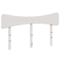 Hoofdbord 160 cm massief grenenhout wit - thumbnail