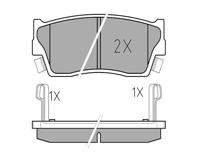 Remblokkenset, schijfrem 0252150014W - thumbnail