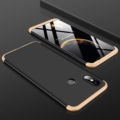 GKK drie fase splicing volledige dekking PC Case voor Xiaomi Redmi Note 6 Pro (goud + zwart) GKK drie fase splicing volledige dekking PC Case voor Xiaomi Redmi Note 6 Pro (goud + zwart)