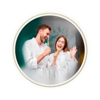 Badkamerspiegel met LED-verlichting KSIX Oasis E 36 W 1000 Lm - thumbnail