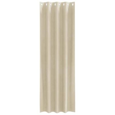 VidaXL Verduisterende gordijnen 2 pcs crème 140 x 245 cm fluweel