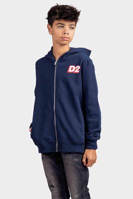 Dsquared2 Relax Felpa Vest Kids Donkerblauw - Maat 128 - Kleur: Donkerblauw | Soccerfanshop