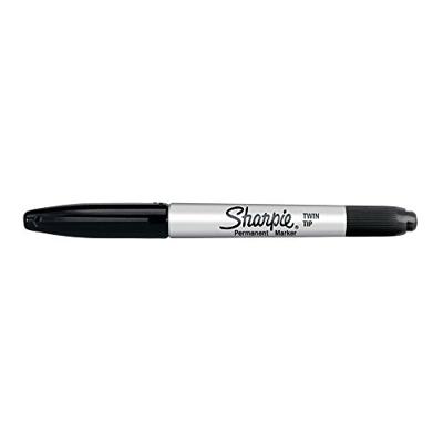 Sharpie permanente marker, twin tip, zwart