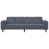 Bankstel Donkergrijs Fluweel - thumbnail