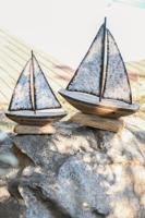 Decoratieve figuren Home ESPRIT Wit Natuurlijk Kaarsenmaker Verouderde afwerking 26 x 6 x 34 cm - thumbnail