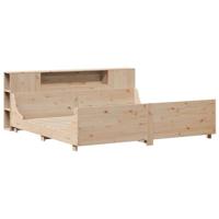 Bedframe zonder matras massief grenenhout 200x200 cm - thumbnail