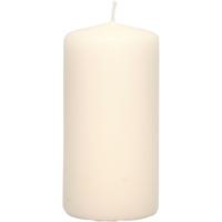 Creativ Company Kaarsen, h: 100 mm, d 50 mm, off-white, 6 stuk/ 1 doos - thumbnail
