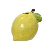 Vaas porselein l9,6b11,2h10 cm geel Decoris - Decoris - thumbnail