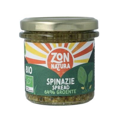 Zonnatura Groentespread spinazie bio 135 Gram Zonnatura Groentespread spinazie bio 135 Gram