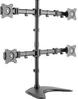 Digitus DA-90364 Monitorvoet 4-voudig 38,1 cm (15) - 68,6 cm (27) Zwart Draaibaar, In hoogte verstelbaar, Kantelbaar, Zwenkbaar, Roteerbaar, Staand - thumbnail