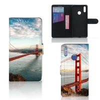 Huawei Y7 (2019) | Flip Cover | Golden Gate Bridge - thumbnail