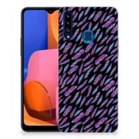 Samsung Galaxy A20s | TPU bumper | Feathers Color - thumbnail