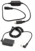 Dummy accu USB-C adapterset DR-E17 voor o.a. Canon EOS M3, EOS M5, EOS M6 - thumbnail