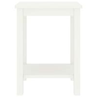 Nachtkastje 35x30x47 cm massief grenenhout wit - thumbnail