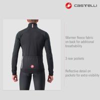 Castelli Entrata lange mouw fietsjack zwart/rood heren XXL - thumbnail