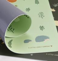 Tafelset voor kinderen VRIENDEN VAN HET BOS A Little Lovely Company mintgroen - thumbnail
