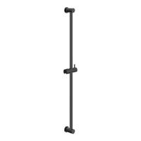 IVY Glijstang - 80cm - inclusief houder - Zwart chroom PVD 6900007 - thumbnail