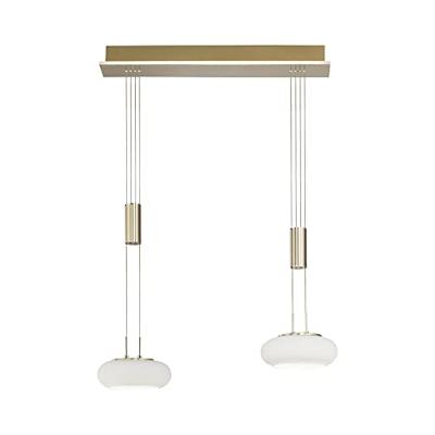Paul Neuhaus 2-lichts hanglampQ-Etienne messing - 2076-60