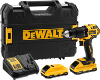 DeWALT DCD709L2T Compacte accu klop-/schroefboormachine 18V XR 3.0Ah in TSTAK - thumbnail