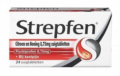 Strepfen Citroen & Honing Zuigtabletten