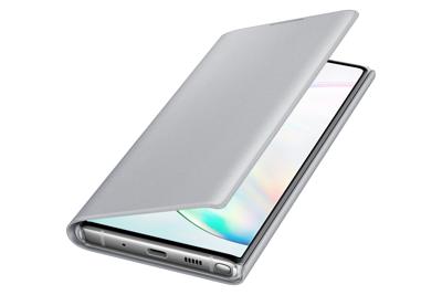 LED View Cover EF-NN970 - Flip cover voor mobiele telefoon - textiel - zilver - voor Galaxy Note 10 (Unlocked), Note10 LED View Cover EF-NN970 - Flip cover voor mobiele telefoon - textiel - zilver - voor Galaxy Note 10 (Unlocked), Note10