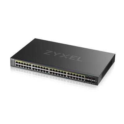 Zyxel GS2220-50HP-EU0101F netwerk-switch Managed L2 Gigabit Ethernet (10/100/1000) Zwart Power over Zyxel GS2220-50HP-EU0101F netwerk-switch Managed L2 Gigabit Ethernet (10/100/1000) Zwart Power over