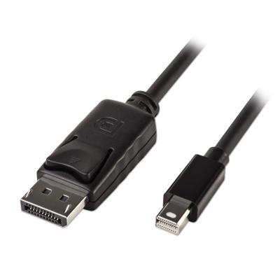 LINDY 41647 DisplayPort-kabel Mini-displayport / DisplayPort Adapterkabel Mini DisplayPort-stekker, DisplayPort-stekker 3.00 m Zwart UL gecertificeerd, LINDY 41647 DisplayPort-kabel Mini-displayport / DisplayPort Adapterkabel Mini DisplayPort-stekker, DisplayPort-stekker 3.00 m Zwart UL gecertificeerd,