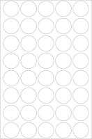 Herma 2257 Etiketten Ø 19 mm Folie Transparant 640 stuk(s) Permanent Sluitetiketten Handschrift - thumbnail