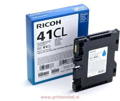 Ricoh 405766 inktcartridge Origineel Cyaan 1 stuk(s)