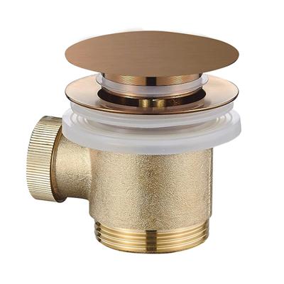 Wiesbaden Clickwaste Voor Vrijstaand Bad Caral 1 1/2 Geborsteld Brons Koper Wiesbaden Clickwaste Voor Vrijstaand Bad Caral 1 1/2 Geborsteld Brons Koper