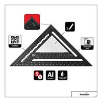 Hultafors Metric Rafter Square Groot meetdriehoek - HU257040 - thumbnail