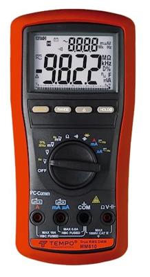 Tempo Communications MM810 Multimeter Digitaal CAT IV 1000 V Weergave (counts): 9999
