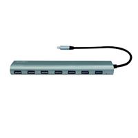 LogiLink UA0310 interface hub USB 3.2 Gen 1 (3.1 Gen 1) Type-C 5000 Mbit/s Grijs - thumbnail