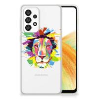 Samsung Galaxy A33 5G Telefoonhoesje met Naam Lion Color - thumbnail