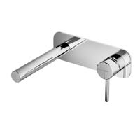 Wastafelmengkraan Hotbath Buddy inbouw 3+3 inbouwsysteem 1-hendel Recht 17 cm Chroom - thumbnail