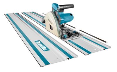 Makita SP6000J1X2 Invalcirkelzaag 230V in Mbox + 2x Geleiderail 1500mm + Foudraal + Koppelstripset